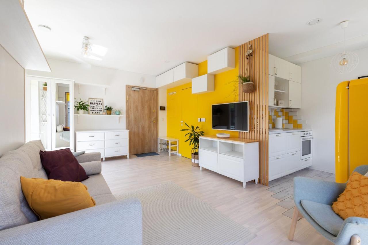 Yellow Studio Paupys Apartment Vilnius Exterior foto