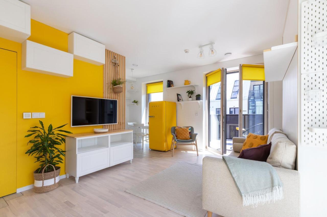 Yellow Studio Paupys Apartment Vilnius Exterior foto