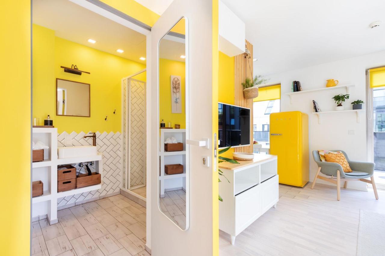 Yellow Studio Paupys Apartment Vilnius Exterior foto